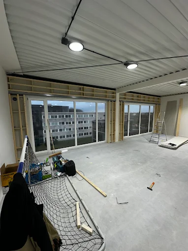 Raamkozijn voorbereid voor stucwerk