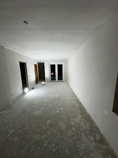 Woonkamer in aanbouw
