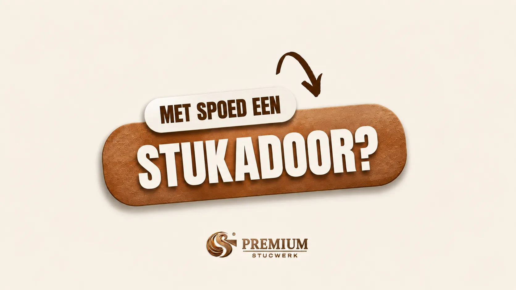 Met spoed een stukadoor?