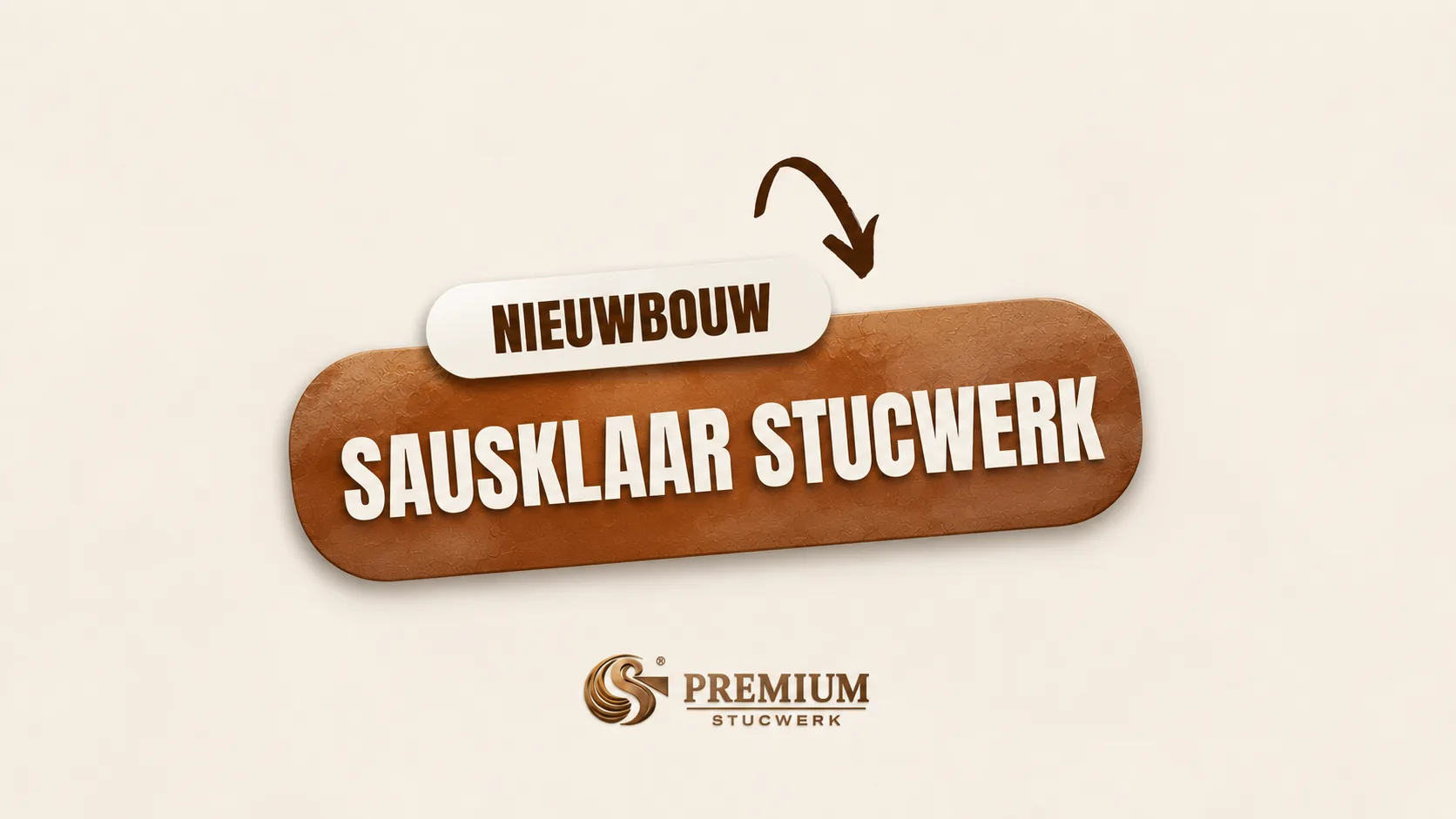 Nieuwbouw sausklaar stucwerk